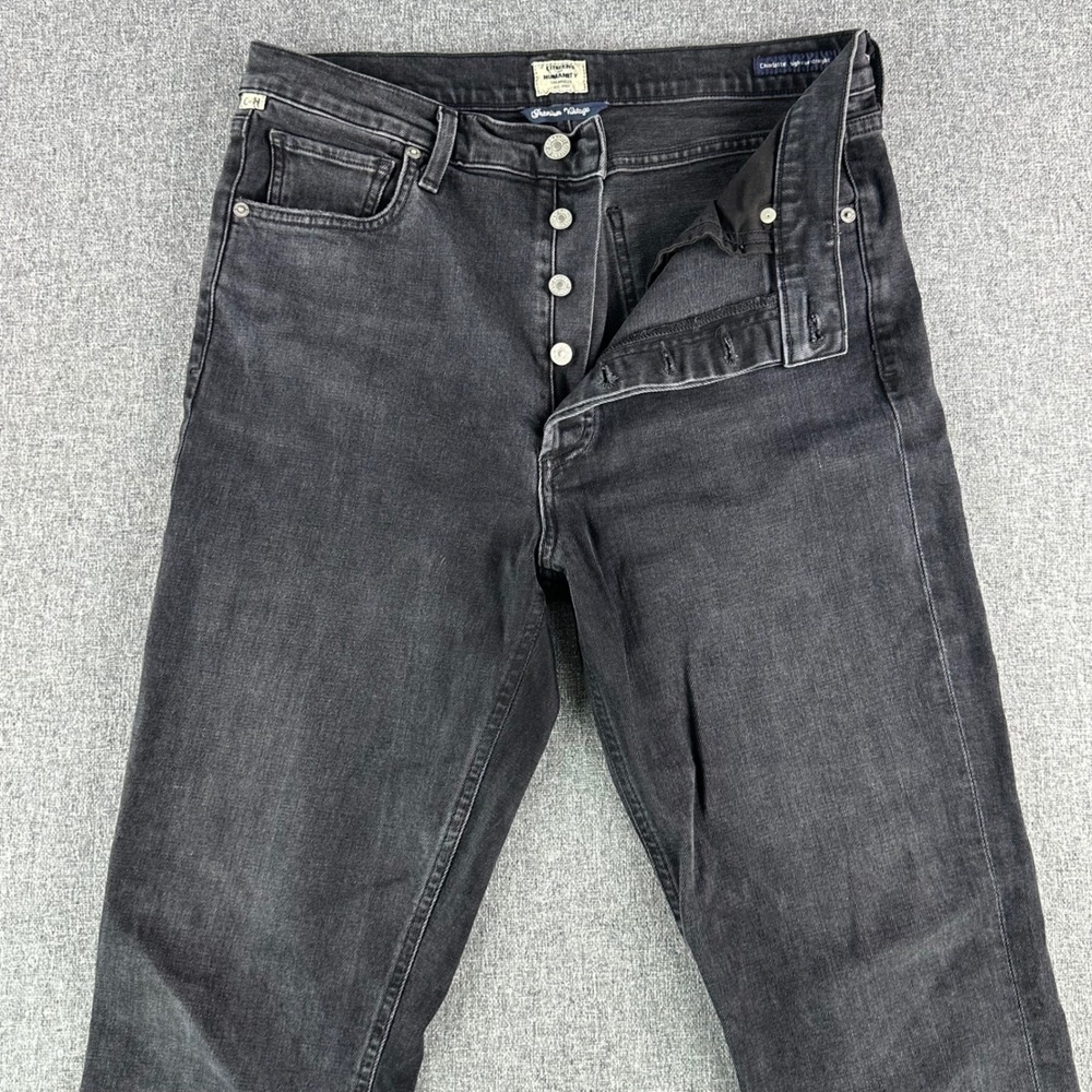 Citizens of Humanity Jeans Womens 30 Charlotte High Rise Straight Black Stretch